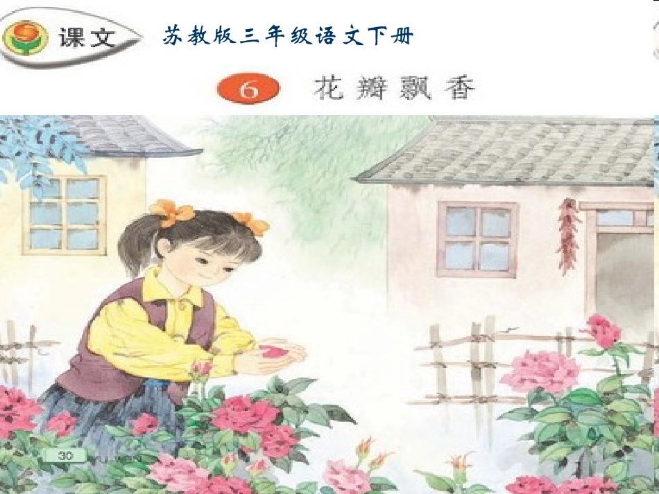 三年级语文下册 花瓣飘香课件 苏教版_第1页