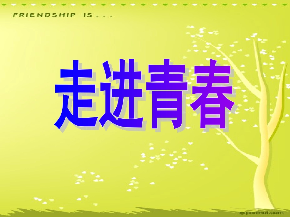 走进青春 (3)_第1页