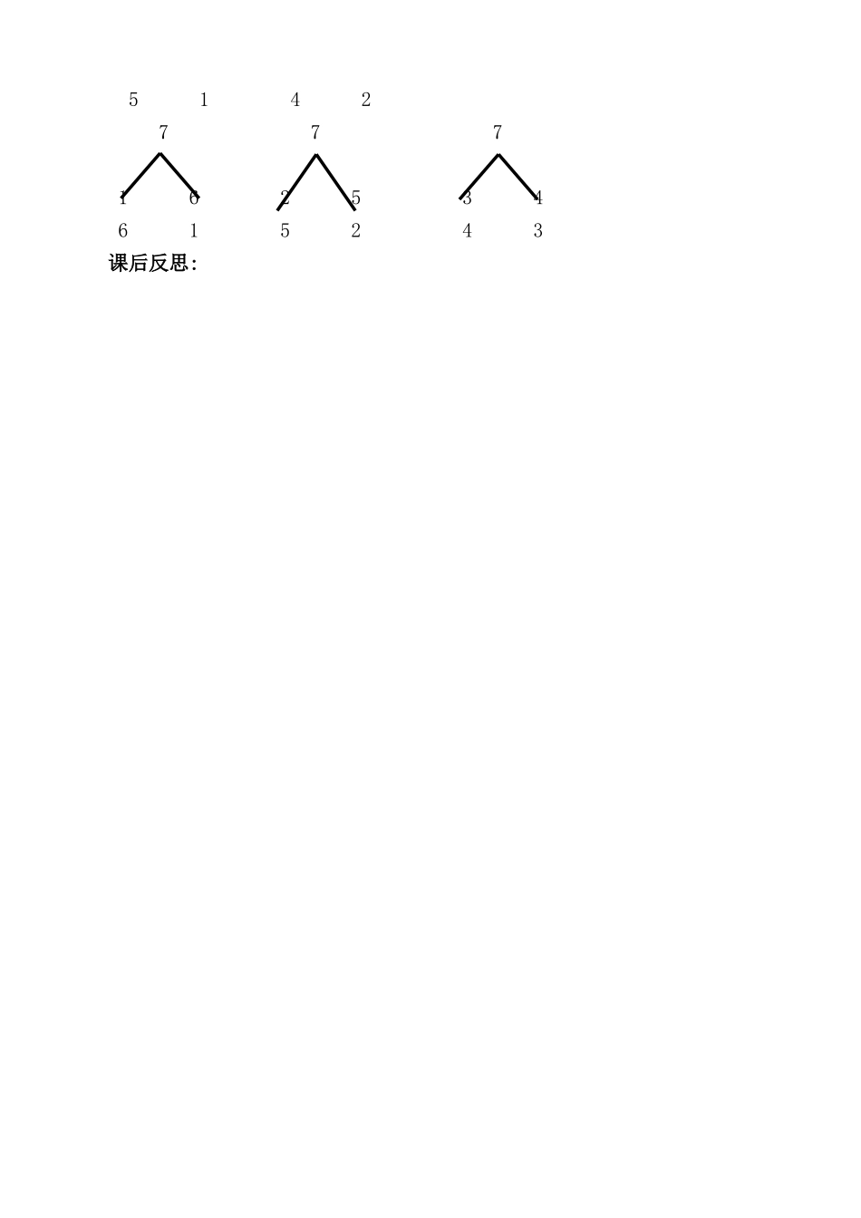 一年级数学《6和7的组成》教学设计_第3页
