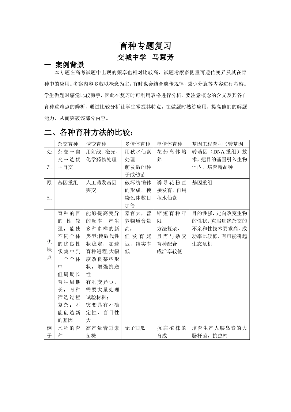 育种专题复习_第2页