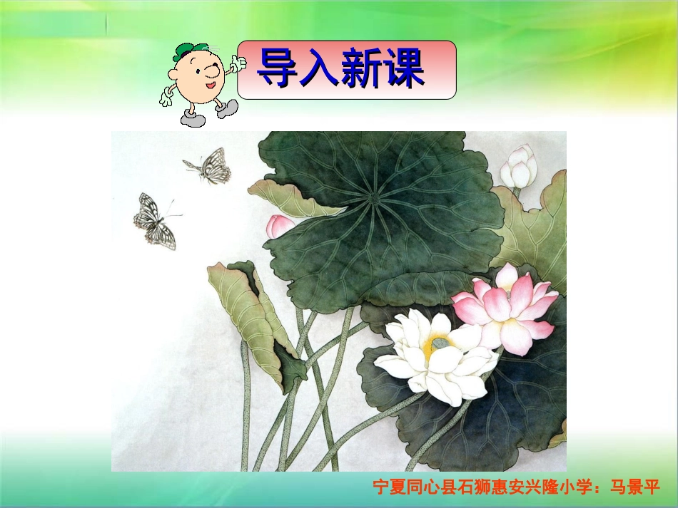 三年级下册语文——3荷花_第1页