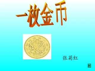 一枚金币(菊红）
