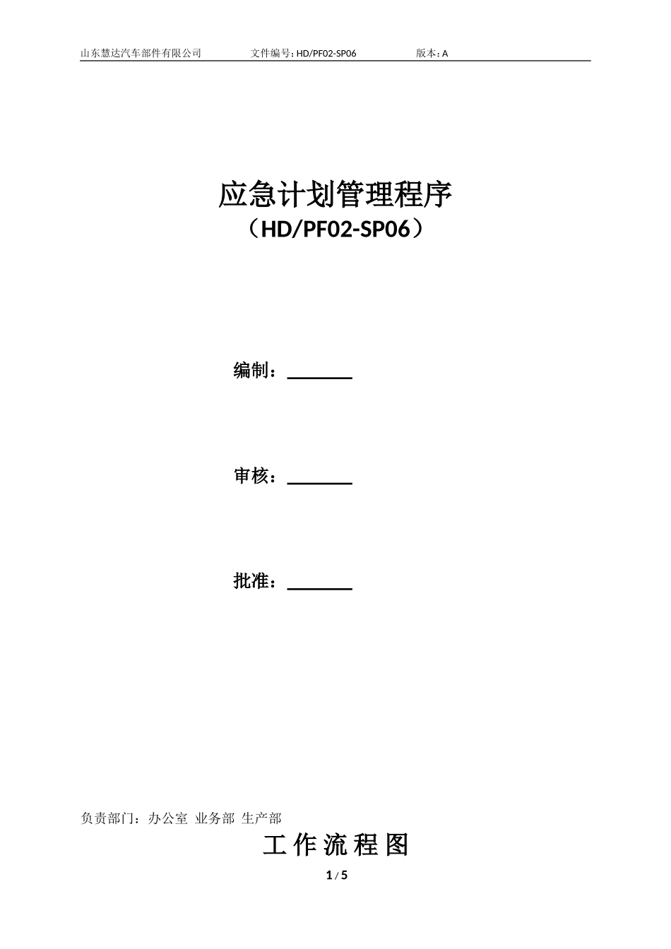 应急计划管理程序_第1页