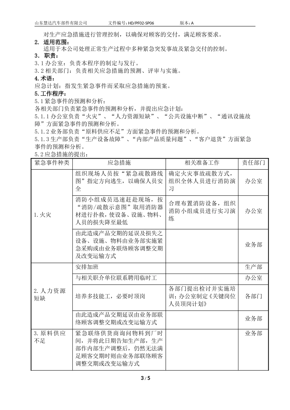 应急计划管理程序_第3页