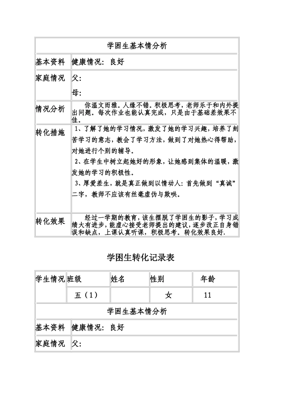 学困生转化记录表_第2页