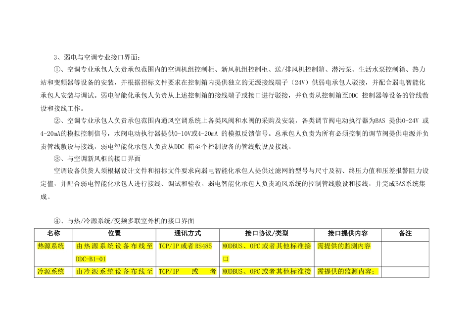 智能化各施工专业界面划分及接口配合事宜_第2页