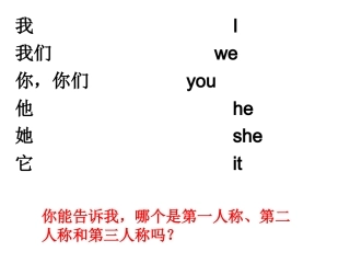 一般现在时的语法课