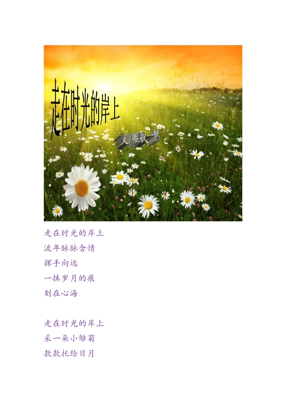 走在时光的岸上_第1页