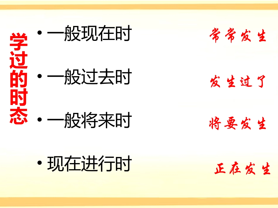 四种时态复习_第2页