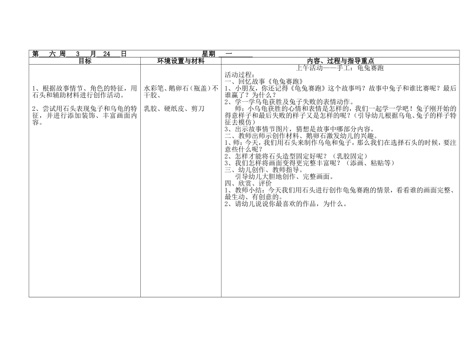 手工：龟兔赛跑_第1页