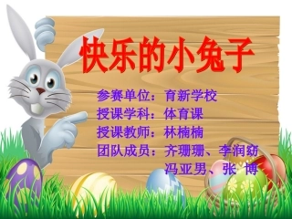 快乐的小兔子