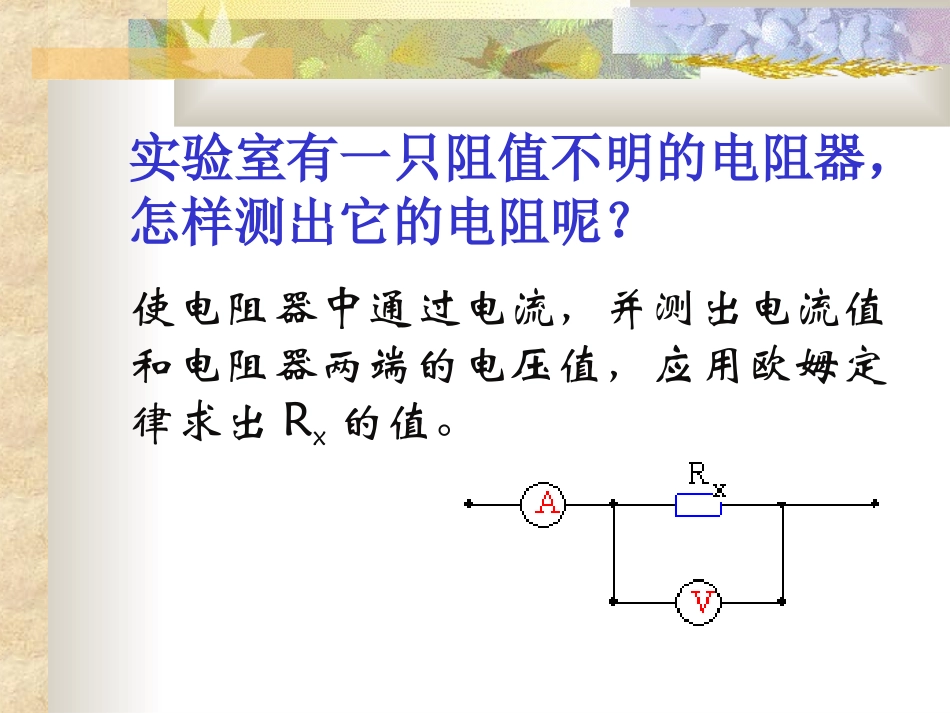 用伏安法测电阻_第2页