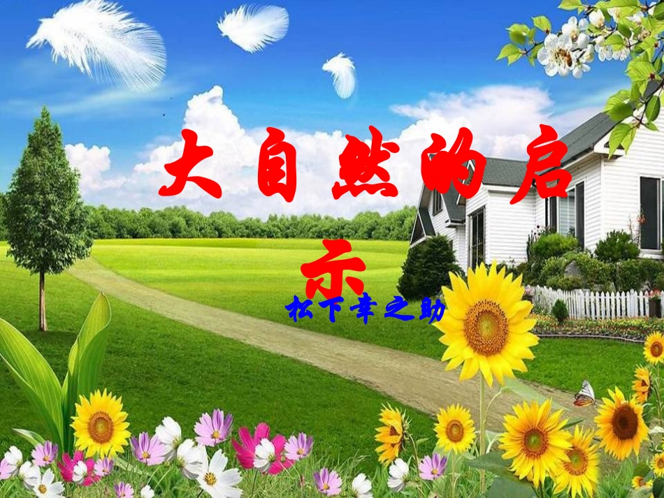 七年级语文下册《大自然的启示》课件 鄂教版_第3页