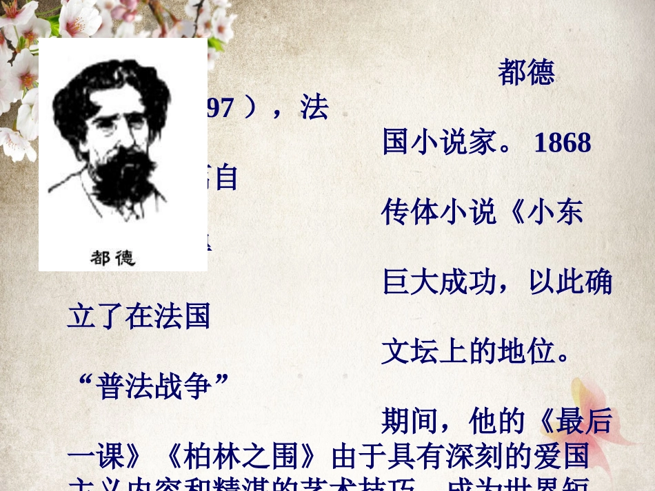 七年级语文下册《最后一课》课件_第3页