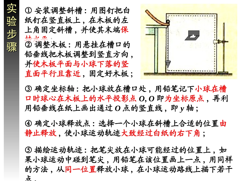 平抛实验上课_第3页