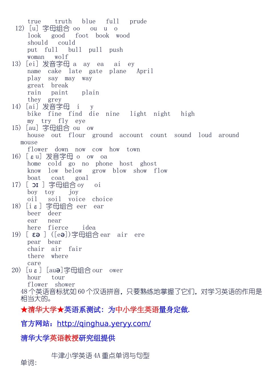 英语国际音标表(48个)word版_第3页