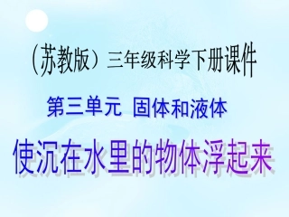 三年下科学使沉在水里的物体浮起来 (2)