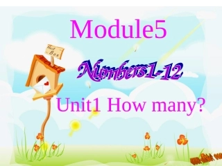 三年级上册Module5Unit1课件
