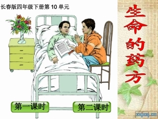 长春版四年级下册《生命的药方》课件