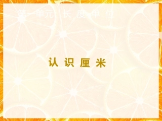 人教版数学2年级上册第1单元11（长度单位）