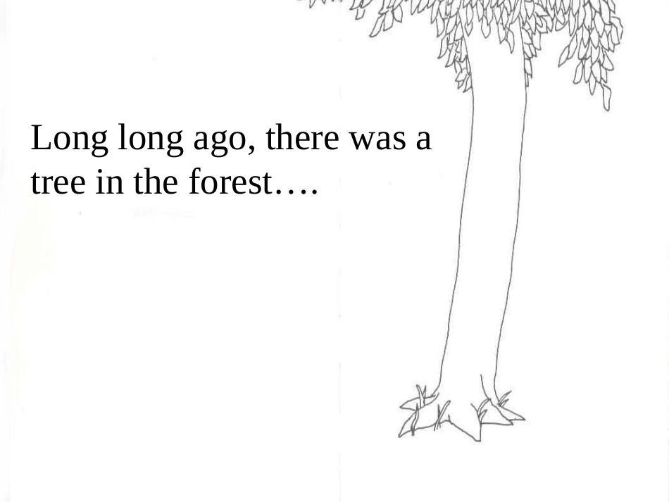 六年级课外阅读--爱心树绘本英文版_第2页