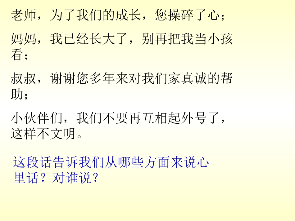 说说心里话作文四下演示文稿_第3页