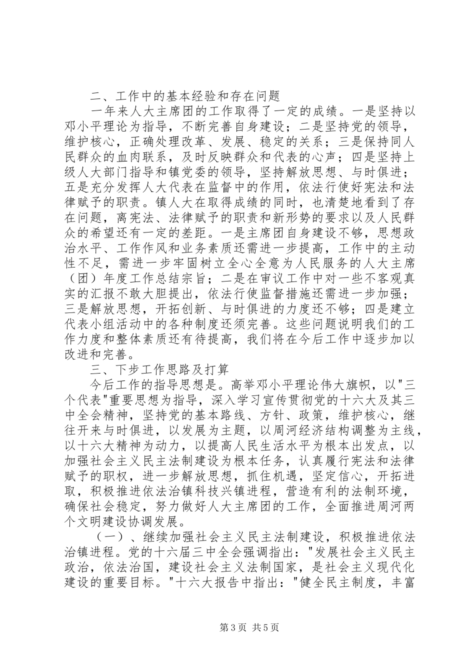 人大主席（团）年度工作总结_第3页