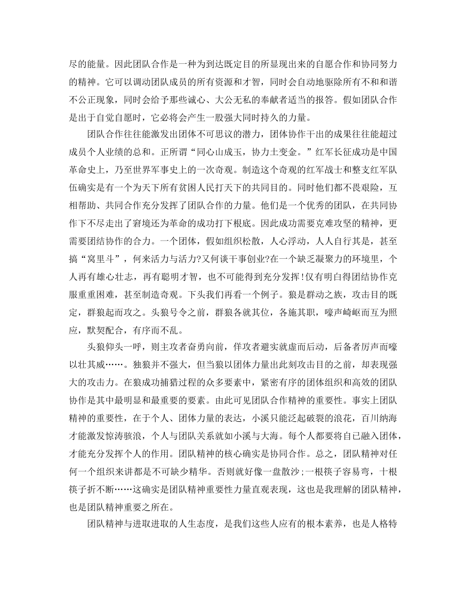 公司团队团结工作工作参考总结 _第2页