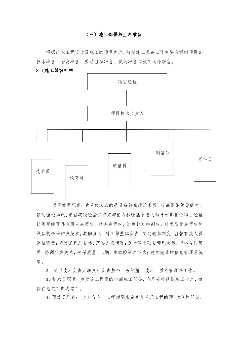 小区给水施工组织设计_第3页