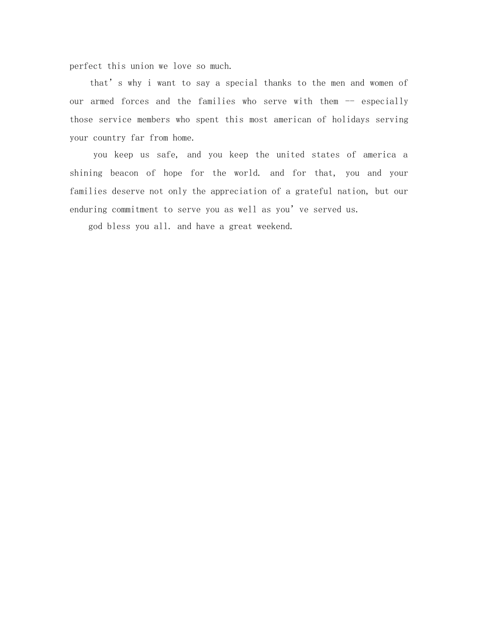 Obama‘s Weekly AddressCelebrating Independence Day _第2页