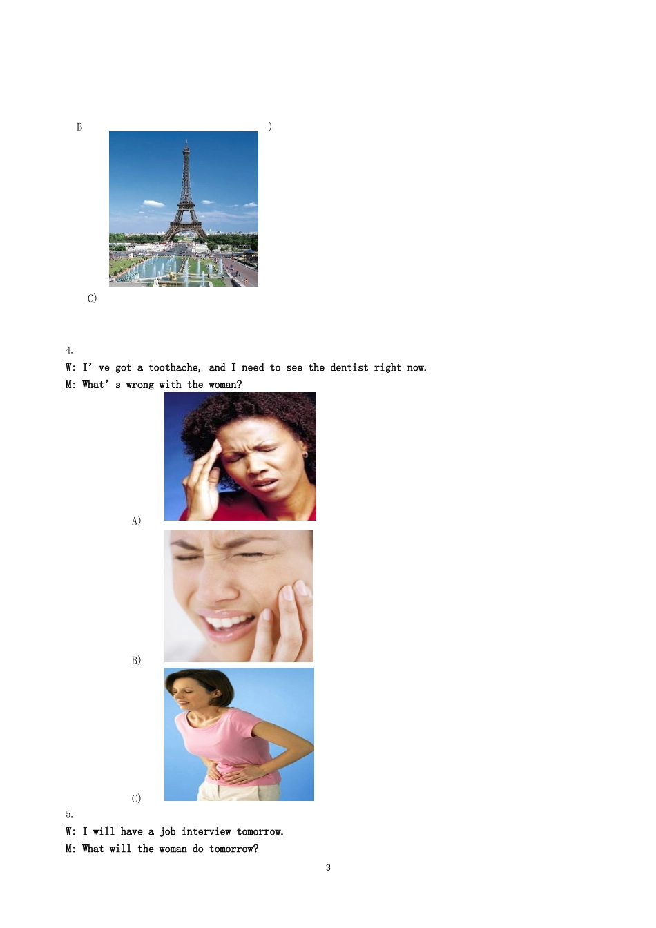 职业英语技能大赛模拟题11_第3页