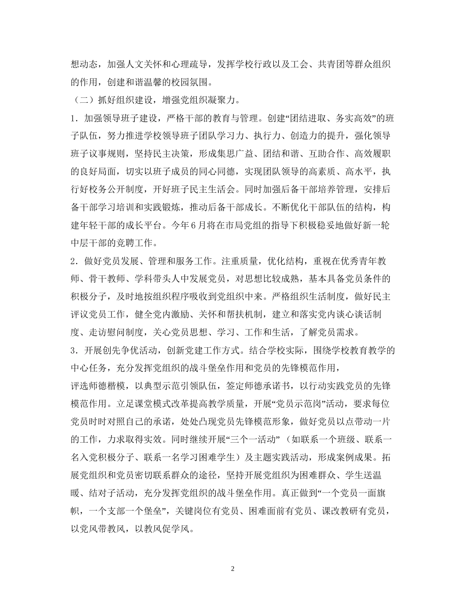 党总支书记任职计划_第2页