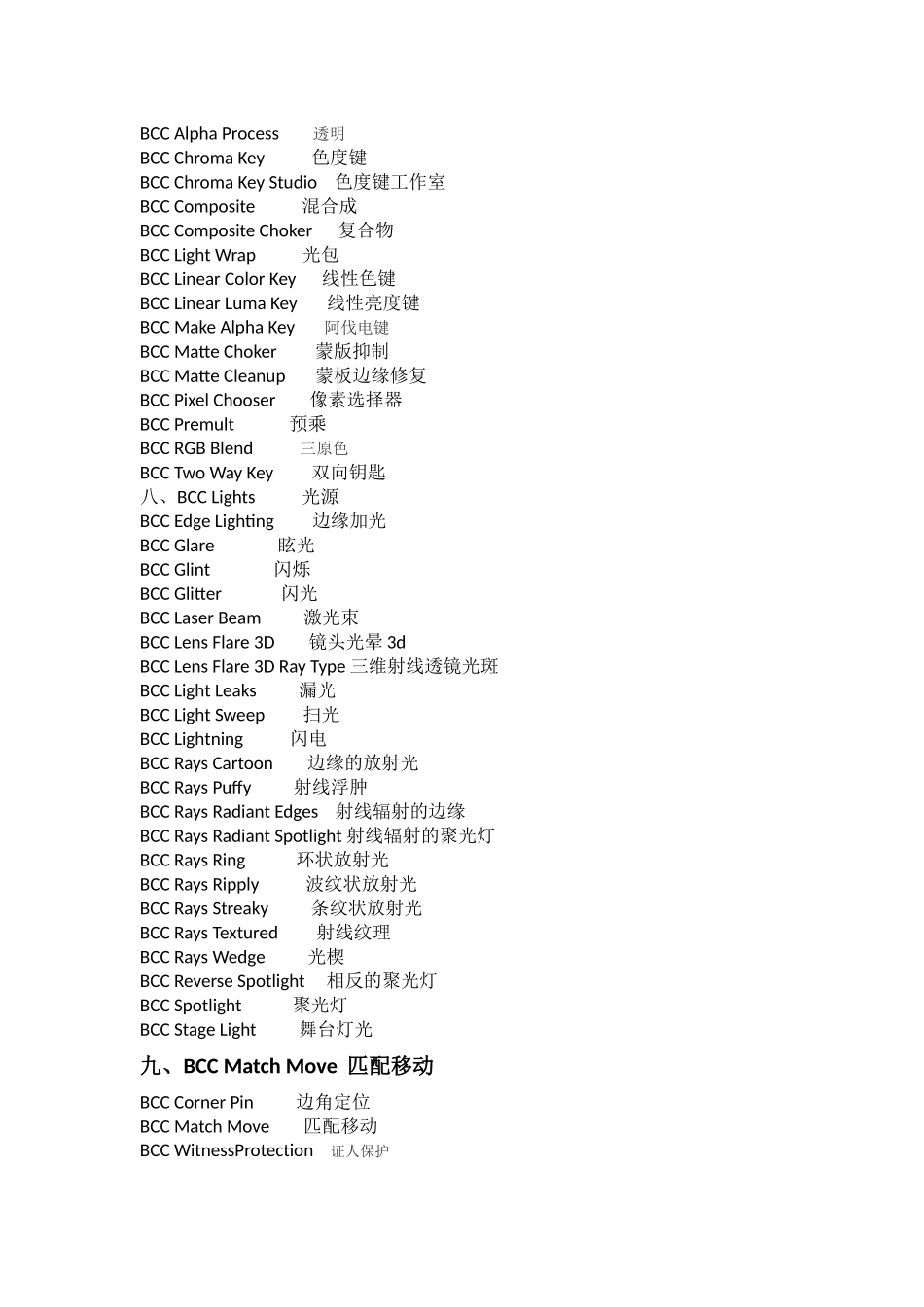 BCC插件中英文对照表_第3页