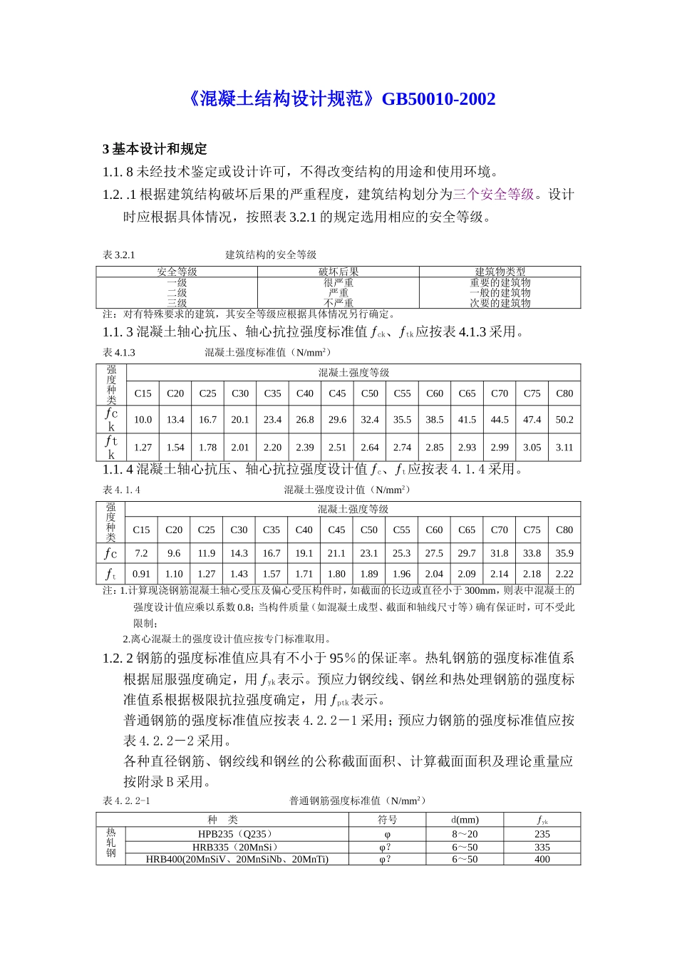 【混凝土结构设计规范】GB50010-2002_第1页