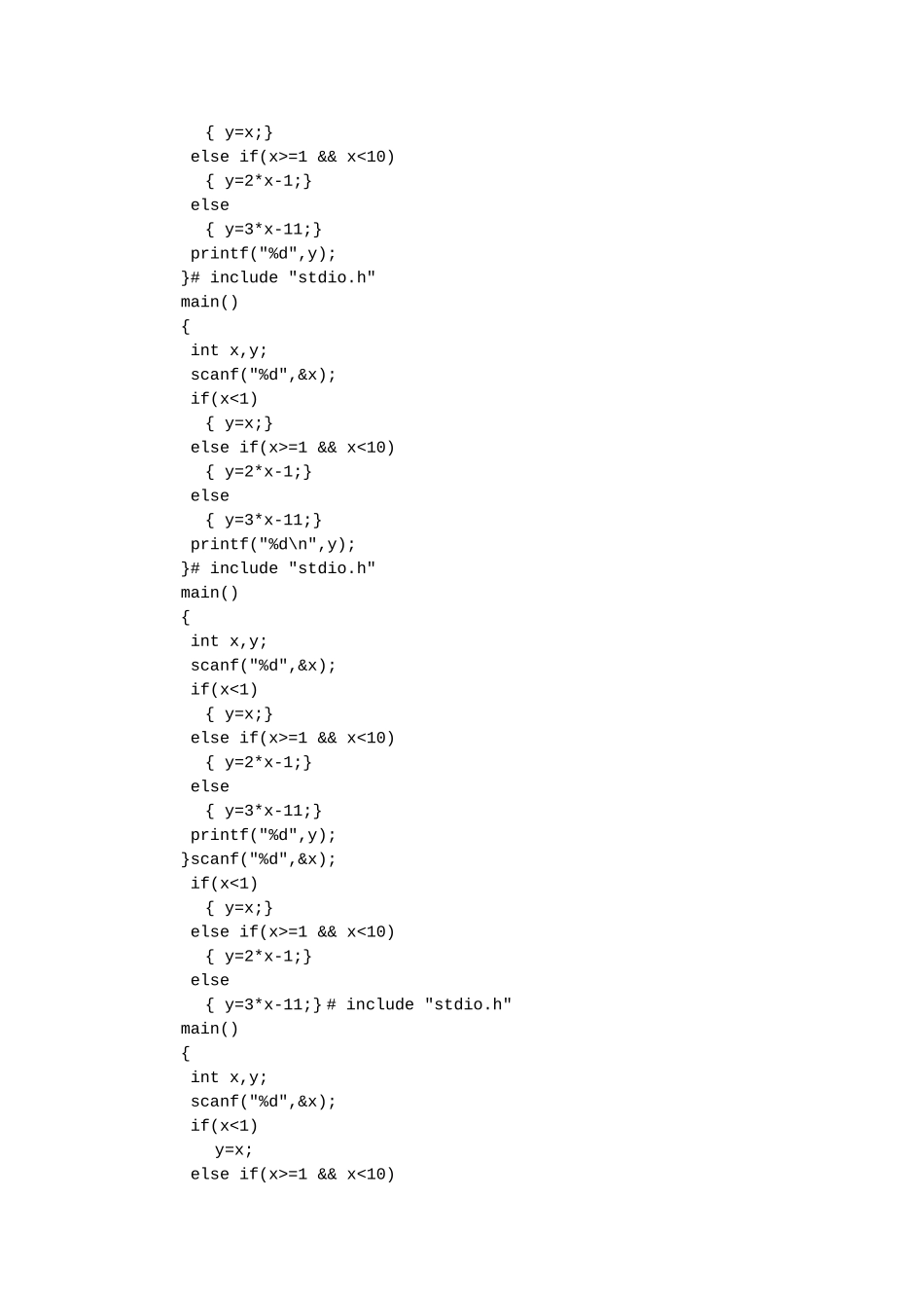 C语言程序设计(第三版)习题库答案_第2页