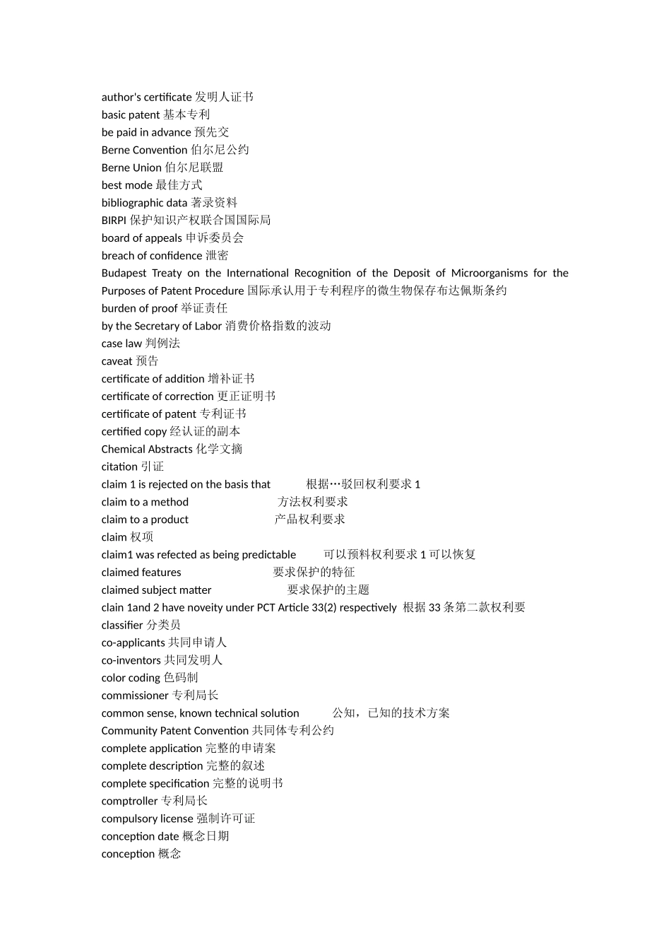2016年国家专利局笔试面试考试英文必备单词_第2页
