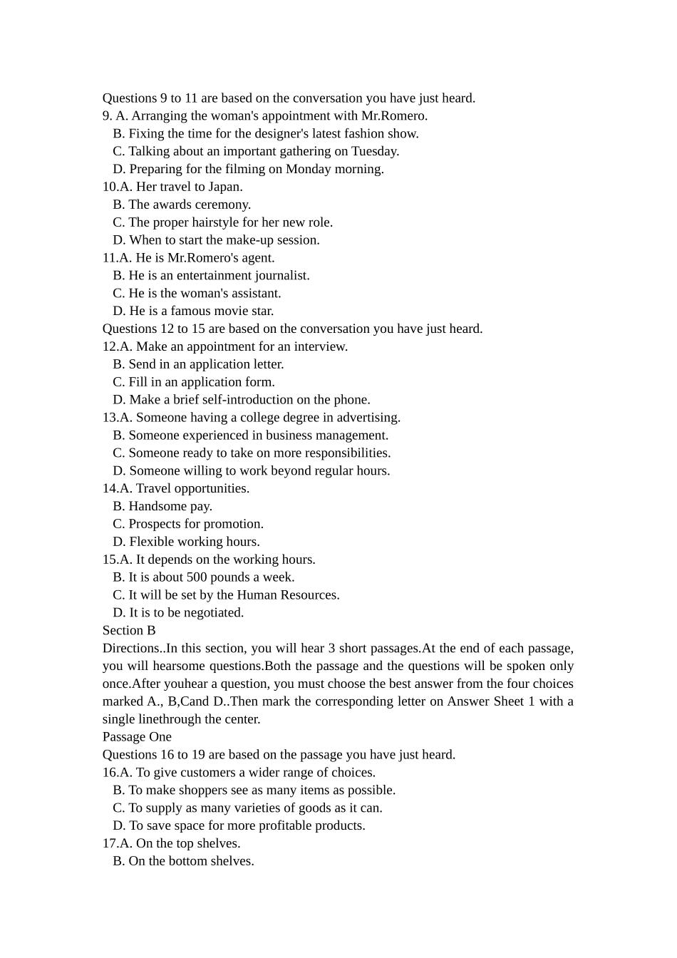 2015年12月英语四级考试真题(第三套带详解).docx_第2页