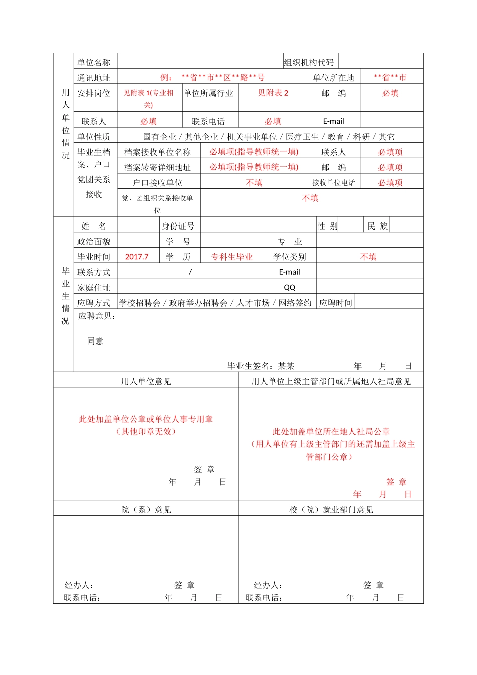 2017就业协议书(模版)_第2页