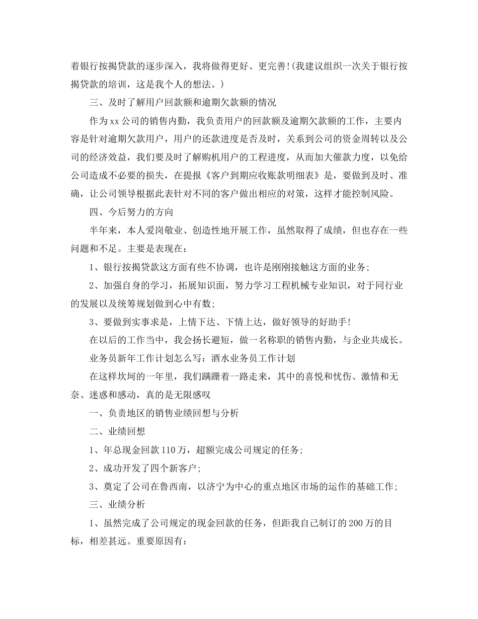 业务员新年工作计划怎么写_第3页