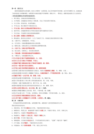 2017高考高频常考易错成语分类汇编大全(最全面)