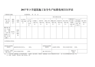 9、安全检查评分表(JGJ59-2011)
