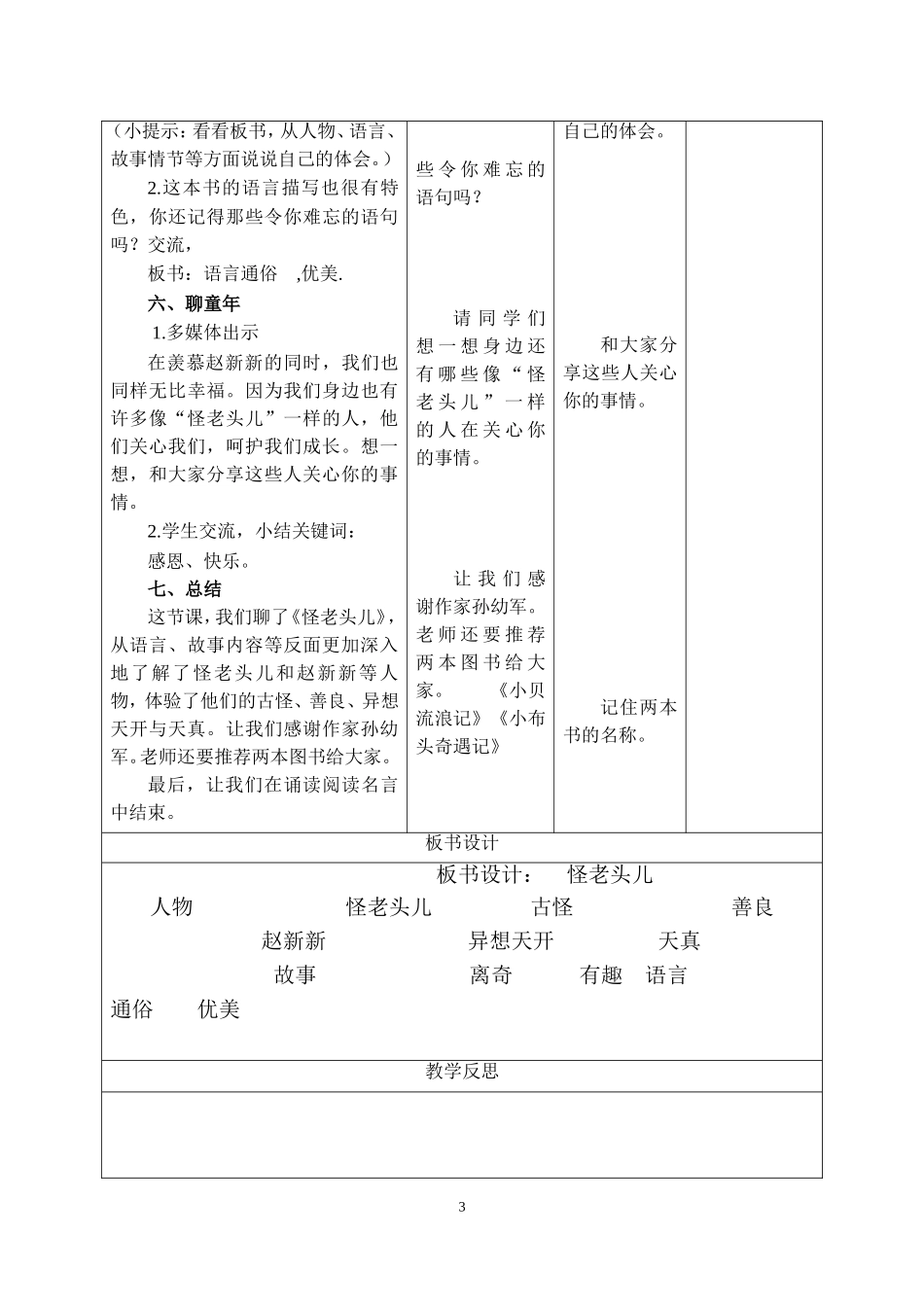 3.《怪老头儿》读后汇报课_第3页
