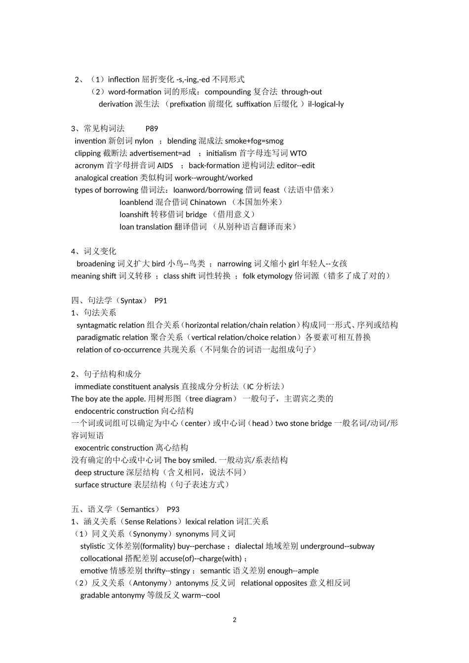 2018初中英语教资考试知识点超详细考点总结_第2页