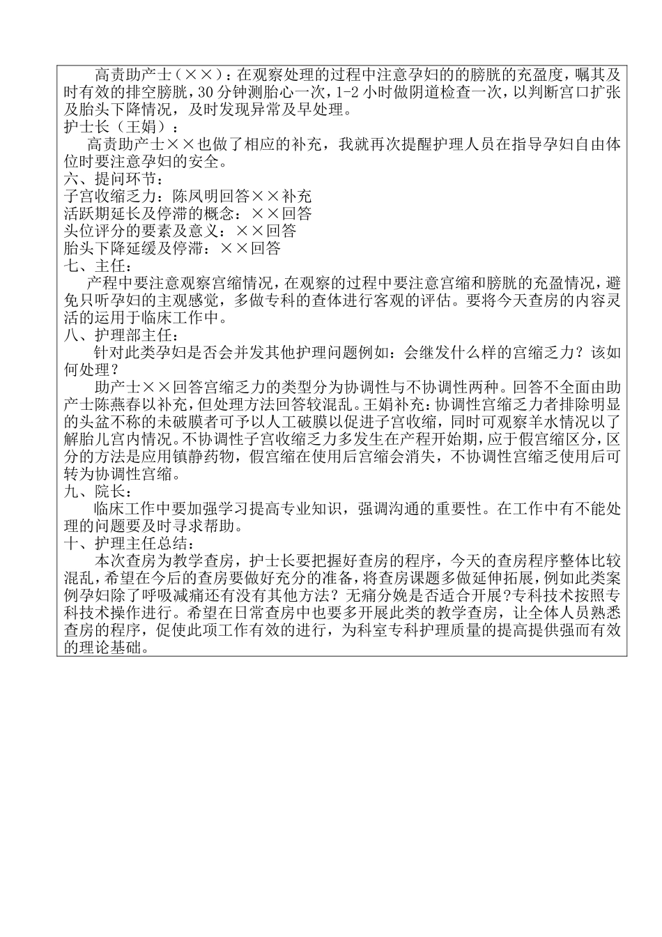 2018年-妇产科业务查房记录_第2页