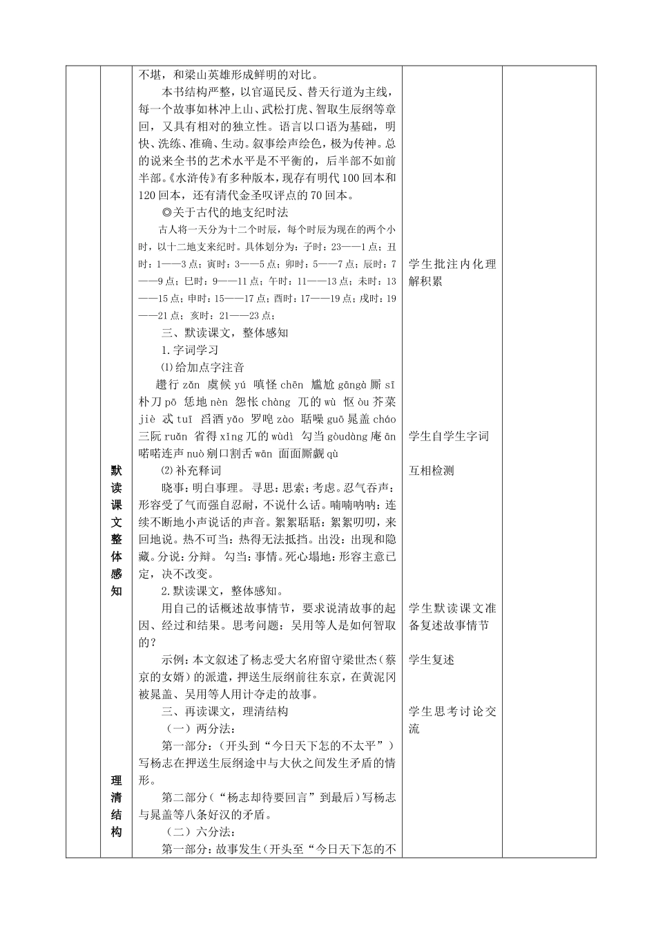 《智取生辰纲》表格式教案_第3页