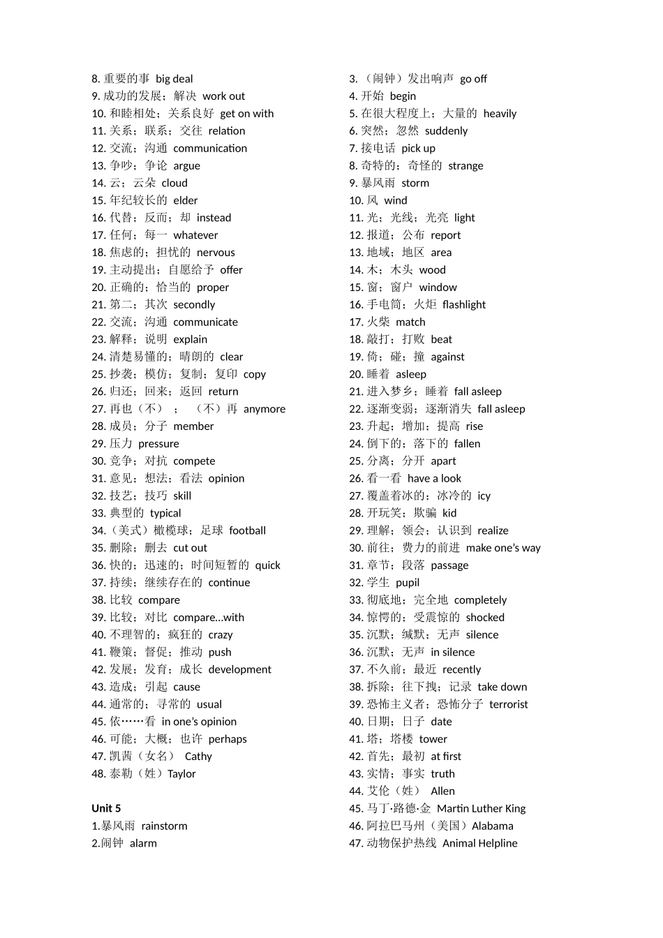 2017年新人教版八年级英语下全册单词表-(111)_第3页