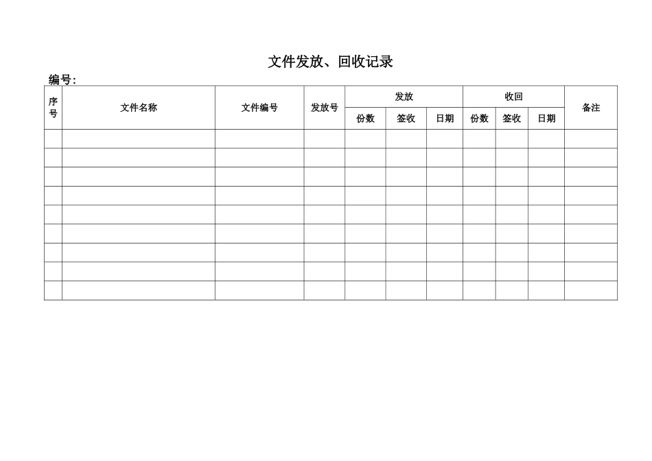 ISO9001全套表格清单(DOC)_第2页