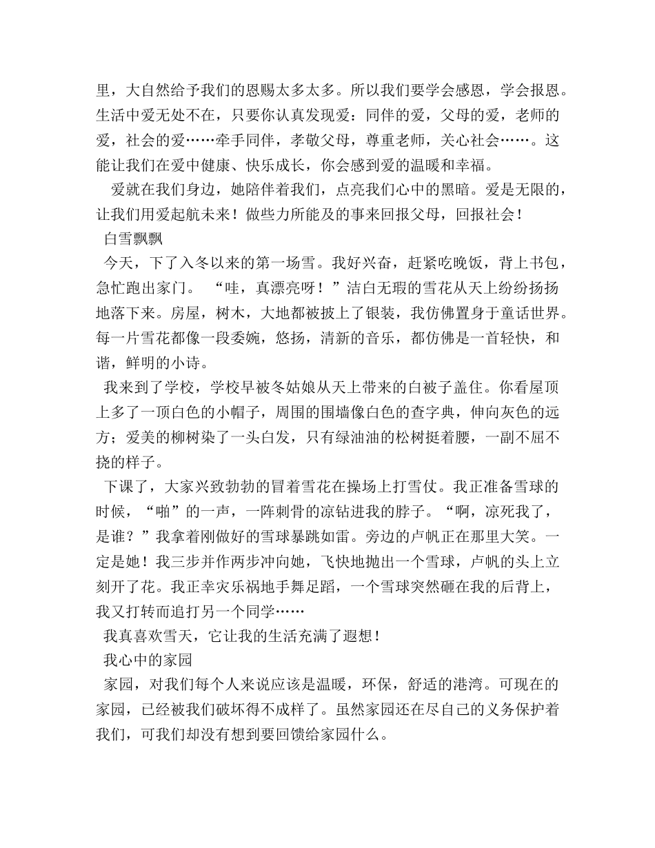 小学生作文350字 _第2页