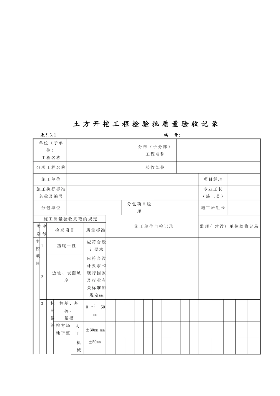 DLT5210.1-2012电力建设施工质量验收及评价规程全套验评表格_第3页