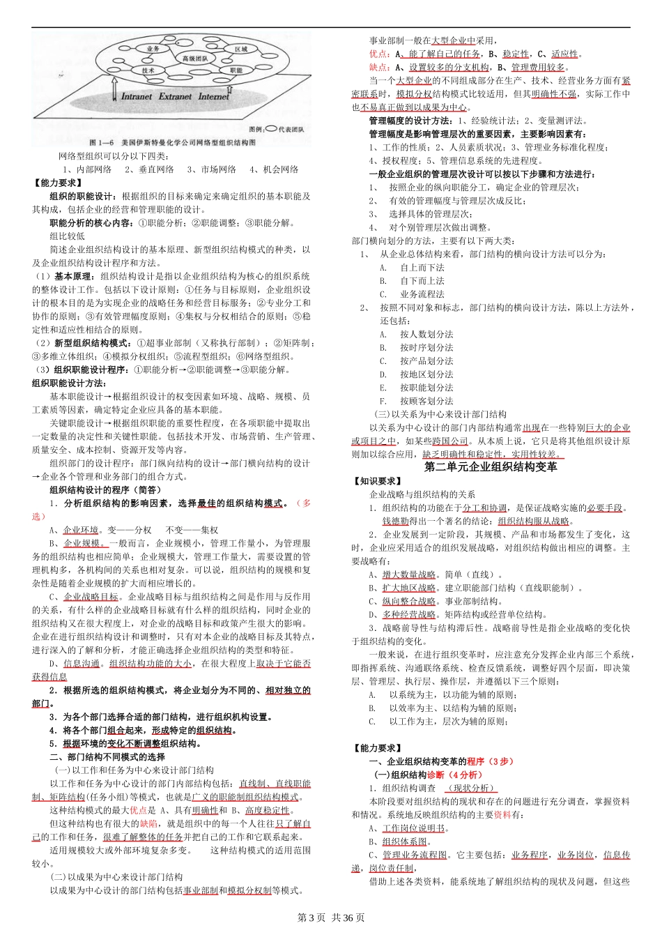 2018年人力资源管理师二级(详强考试重点)_第3页